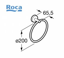 ROCA TWIN TOALLERO ANILLA